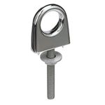 Seachoice Single Shank Bow Eye for Tow Lines or Boat Trailer Winch Hook, 3 in. Shank, 1 in. Eye Diameter