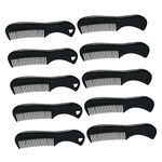 10pcs Mini Beard Comb Mini Comb Hair Straightener Comb Pocket Comb Massage Comb Hair Dryer Brush Mustache Beard Pocket Travel Comb Pocket Comb for Beards Comb for Beard Care