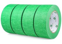 BOMEI PACK Green Masking Tape 48mm x 55yds, 4rolls for General Painting