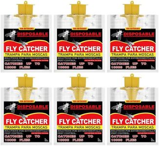 Trampa para moscas al aire libre, bolsa desechable para moscas ranch, trampa para moscas colgante al aire libre, trampa para moscas para jardines al aire libre, granjas, establos de caballos