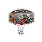 Vector X Basketball Board for Outdoor Wall Mountable 7 No Basket Ball Ring with Net for Kids, Men, Adults -XL Size