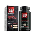 Weider Prime Testosterone Support for Men, Ashwagandha Extract (KSM-66) Supports Energy, Lean Muscle, Mental Focus, Vitality, 60 Capsules