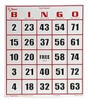 Regal Bingo - Easy Read - 8" x 9" J