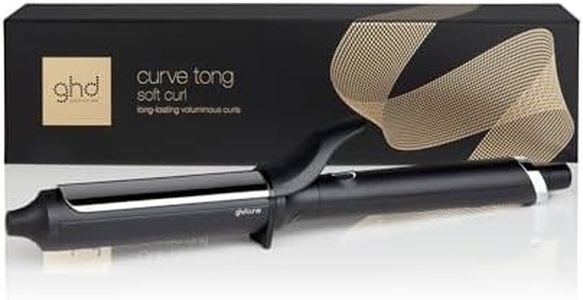 ghd - Boucleur ghd Soft Curl Tong - Boucleur professionnel (Noir) - Créez des boucles en 5 à 8 secondes pour une tenue 24H - Boucles larges et volumineuses - Idéal pour tous types de cheveux