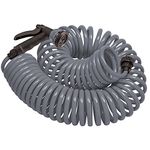 Orbit 27560 Coil Garden Hose, 50 ft, Gray