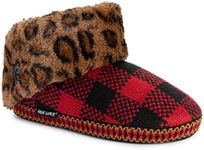 MUK LUKS Women's Melinda Slippers, Red, 5-6