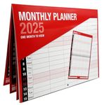 2025 A3 LARGE PRINT CALENDAR - MONTH TO VIEW - WALL HANGING PLANNER - 5 COLUMN.
