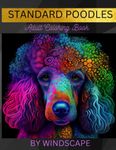 Standard Poodles: Adult Coloring Book