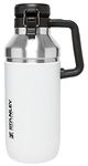 Stanley Go Growler, Stainless Steel Vacuum Insulated Beer Growler, Rugged Growler with Stainless Steel Interior, 24 Hours Cold and 4 Days Ice Retention, Polar, 64 OZ / 1.90 L