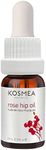 Kosmea Rosehip Oil - 10mL - Sustainably Harvested, Helps Smooth Out Fine Lines on the Face and Body - Carefully Extracted Oil Using the Entire Fruit, Seed and Skin