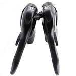 Micronew Double 7 Speed Road Bike Shifter Brake Levers for Shimano ST-A070 Road Shifters 2 x 7-Speed Black Pair