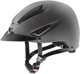 uvex perfexxion II Horse Riding Helmet for Women & Men, Anthracite, M-L - Adjustable & Excellent Ventilated Helmet