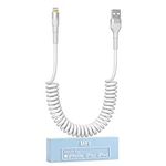 Coiled iPhone Lightning Cable with 
