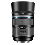 SIRUI Sniper 75mm Autofocus Lens, F1.2 Telephoto APS-C Camera Lens for A5 A6 A7 FX A9 ZV-E Series (E Mount, Black)