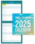 2025 wall calendar with 3 columns, 1 month to view, for up to 3 people, suitable as a couples calendar 2025 or family calendar 2025 3 columns, by Just Cards Direct