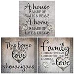 3 Pack DIY 5D Diamond Painting Kit, Round Full Drill Crystal Rhinestone Embroidery Cross Stitch Arts Craft Canvas Supply for Home Wall Decor Adults and Kids (12×12inch)