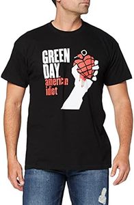 Green Day American Idiot T-Shirt, Black, X-Large