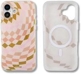 Sonix Case for iPhone 16 Plus | Compatible with MagSafe | 10ft Drop Tested | Checkered Neutrals