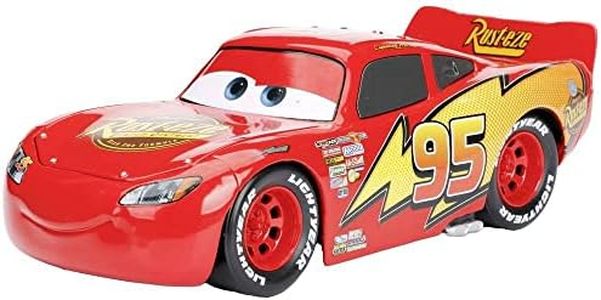 Jada - Rayo McQueen, Escala 1:24, Hecho en Metal, Neumáticos de Goma, Capó se Abre, Coleccionismo (253084000)