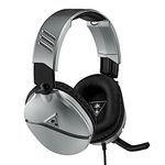 Turtle Beach Recon 70 Multiplatform Gaming Headset for PS4/5, Xbox X/One, Nintendo Switch, PC with 3.5mm - Removable Mic, 40mm Speakers - Silver/Black