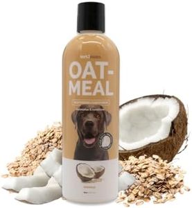 Bark2Basics Oatmeal Dog Conditioner, 16 oz - Natural Colloidal Oatmeal, Moisturizing, Relieves Dry Itchy Skin, Eliminates Static, Coconut Fragrance
