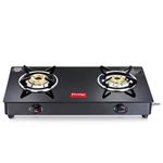 Prestige Marvel Plus Auto Ignition 2 Burner Glass top GTM 02 AI Black