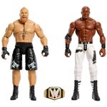 Mattel WWE Action Figure 2-Pack Championship Showdown Battle Pack with WWE Championship Title, HTW05