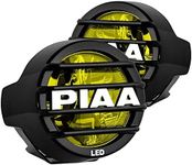 PIAA 22-05372 LP530 Yellow 3.5" LED Ion Driving Light Kit, white
