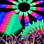 OLUPP 48 Pcs Foam Glow Sticks, Glow