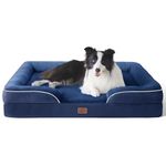 BEDSURE Large Orthopedic Dog Bed for Large Dogs - Big Waterproof Dog Bed Large, Foam Sofa with Removable Washable Cover, Waterproof Lining and Nonskid Bottom Couch, Pet Bed