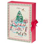 Cath Kidston Beauty Shine Bright 2021 Beauty Advent Calendar With 24 Luxury Bath & Body Treats)