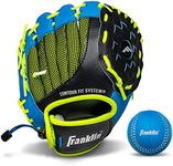 Franklin Sports Teeball Glove - Right Handed Youth Baseball Fielding Glove - Neo-Grip - 9" Right Hand Throw Mitt- Ready to Play - Blue