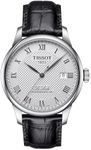 Tissot Men's Le Locle Stainless Steel Dress Watch, Black, Strap