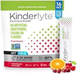 Kinderlyte Electrolyte Powder, Rapid Hydration, Easy Open Packets, Supplement Drink Mix (Fruit Punch, 16 Count)