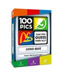 100 PICS Logo Quiz Travel Card Game - Guess 100 Logos, Family Brain Teasers, Pocket Puzzles For Kids And Adults