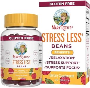 MaryRuth Organics Magnesium Citrate Vita-Beans | 1 Month Supply | Magnesium Supplement with L-Theanine | Calm Magnesium for Adults & Kids 14+ | Bone, Nerve, Gut Health | Vegan | Non-GMO | 90 Count