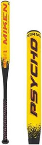 Miken Psycho 13'' SuperMax Dual Stamp Slow Pitch Softball Bat: MP13X1 MP13X1 34'' 28 oz., Black,Yellow