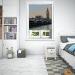 Lister Cartwright Photographic Blackout Roller Blinds For Bedroom Windows - (90 x 140 cm) Easy to Fit Roller Blinds For Windows With Child Safety Included - London Big Ben
