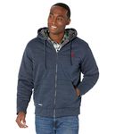 U.S. POLO ASSN. Solid Sherpa Hoodie Rinse Blue Heather MD, Rinse Blue Heather, Medium