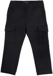 X RAY Jeans Little Kids Stretch Pants, Flexible Commuter Colored Denim Jeans, Casual Pants for Boys, Black, 6