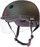 Triple Eight The Certified Sweatsaver Helmet with Visor for Roller Derby, Skateboarding and BMX, Large/X-Large