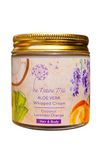 The Nature Mill Aloe Vera Whipped Cream, Coconut. Pure all natural aloe vera gel with virgin coconut oil & essential oils. For skin & hair. (Lavender Orange, 100g)