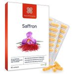 Healthspan 30mg Saffron Extract (60 Capsules) | Positive Mood & Emotional Balance | Supports Relaxation | Niacin and Vitamin B6 to Reduce Tiredness and Support Normal Psychological Function | Vegan