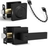 MEGA HANDLES ROBELL Collection - Reversible Entrance Combo + Transom Chain (Matte Black)