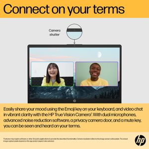 HP 15.6" Laptop – AMD Ryzen 7, 16GB RAM, 512GB SSD, FHD, Windows 11, Jet Black
