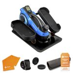 LifePro Pedal Exerciser Under Desk Bike for Light to Moderate Cardio, Mini Elliptical Machine with 8 Resistance Levels and Bluetooth, Compact Exercise Trainer for Home or Office Use