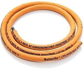 BUTTERFLY Original LPG Gas Tube Hose Orange Colour,ISI Quality, Steel Wire Reinforced