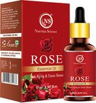 Nuerma Science Rose Essential Oil For Anti Stress, Skin Glow, Aromatheraphy (15 ml)