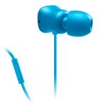 Belkin PureAV 002 Noise Isolating in Ear Headphones with Microphone Remote for Tablets and Smartphones (Works with iPhone) - Blue