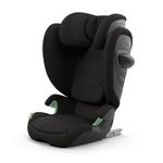 Cybex Solution G2 Foldable Car Seat for Toddler/Kids, Age 3+ Years, Upto 50 kg, Lightweight, Booster Seat, Secure, Adjustable Headrest, Linear Side Impact Protection, High Back Booster - Magic Black